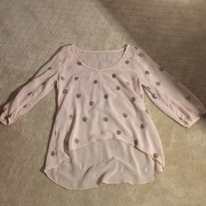 Loose Polka Dot Blouse